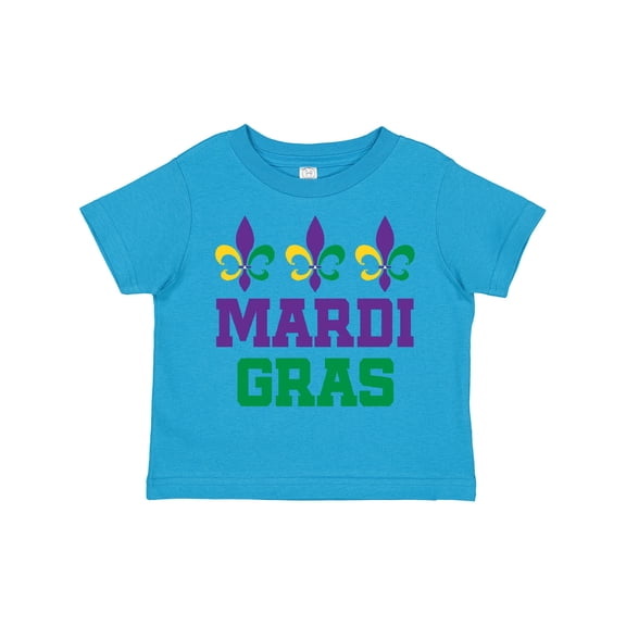 Inktastic Mardi Gras Fleur De Lis Trio Boys or Girls Toddler T-Shirt