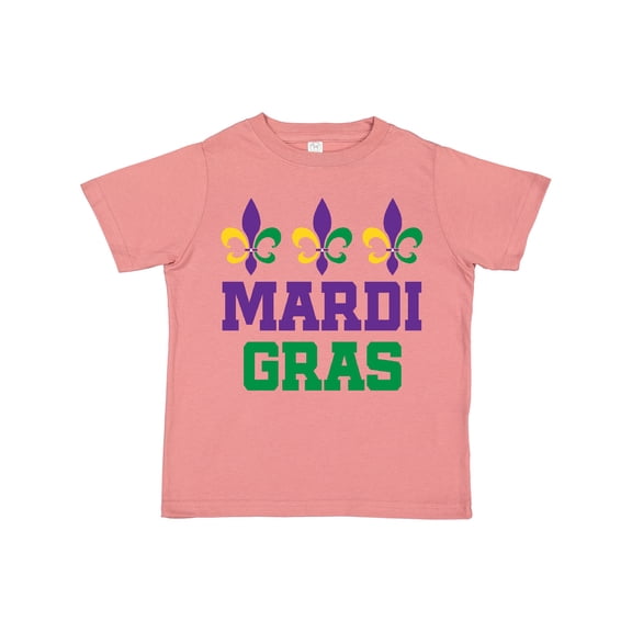 Inktastic Mardi Gras Fleur De Lis Trio Boys or Girls Toddler T-Shirt