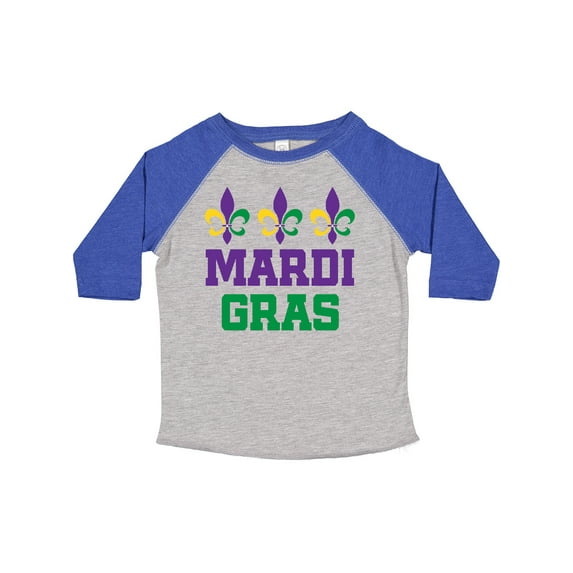 Inktastic Mardi Gras Fleur De Lis Trio Boys or Girls Toddler T-Shirt