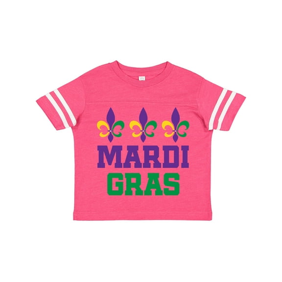 Inktastic Mardi Gras Fleur De Lis Trio Boys or Girls Toddler T-Shirt