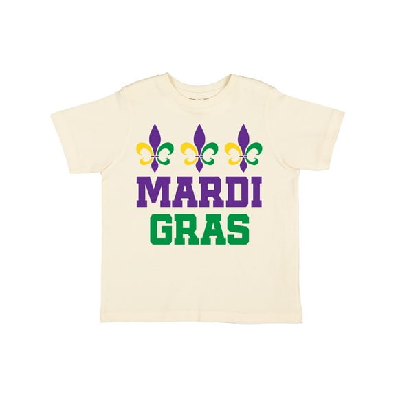 Inktastic Mardi Gras Fleur De Lis Trio Boys or Girls Toddler T-Shirt