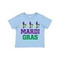 thumbnail image 1 of Inktastic Mardi Gras Fleur De Lis Trio Boys or Girls Toddler T-Shirt, 1 of 5