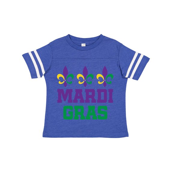Inktastic Mardi Gras Fleur De Lis Trio Gift Toddler Boy or Toddler Girl T-Shirt