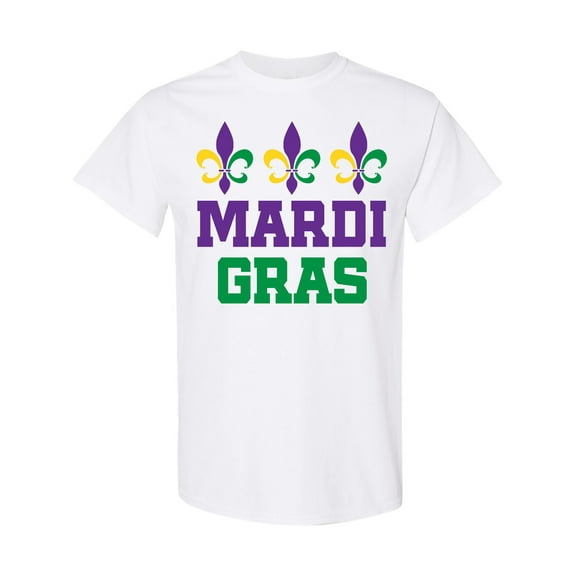 Inktastic Mardi Gras Fleur De Lis Trio T-Shirt