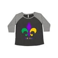 thumbnail image 1 of Inktastic Mardi Gras Fleur De Lis Women's Plus Size T-Shirt, 1 of 5