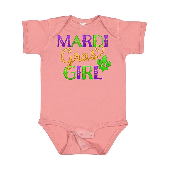 Inktastic Mardi Gras Girl Girls Baby Bodysuit
