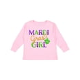 thumbnail image 1 of Inktastic Mardi Gras Girl Girls Long Sleeve Toddler T-Shirt, 1 of 5
