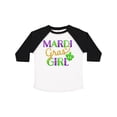 thumbnail image 1 of Inktastic Mardi Gras Girl Girls Toddler T-Shirt, 1 of 5