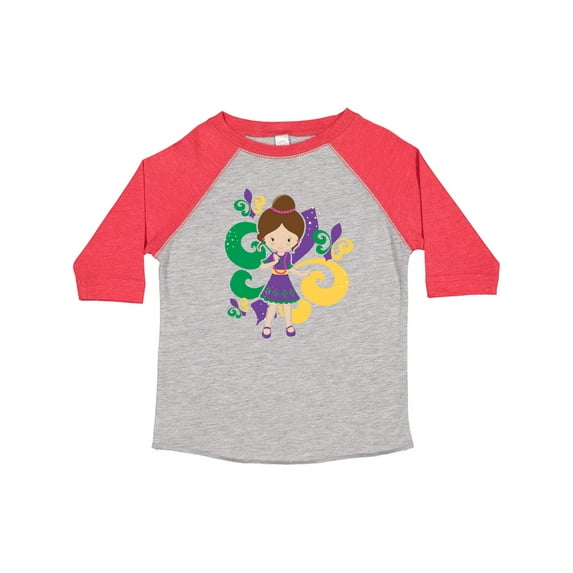 Inktastic Mardi Gras Girl Girls Toddler T-Shirt