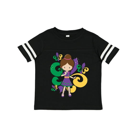 Inktastic Mardi Gras Girl Girls Toddler T-Shirt