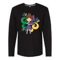 thumbnail image 1 of Inktastic Mardi Gras Girl Long Sleeve T-Shirt, 1 of 5