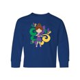 thumbnail image 1 of Inktastic Mardi Gras Girl Long Sleeve Youth T-Shirt, 1 of 5