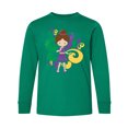 thumbnail image 1 of Inktastic Mardi Gras Girl Long Sleeve Youth T-Shirt, 1 of 5