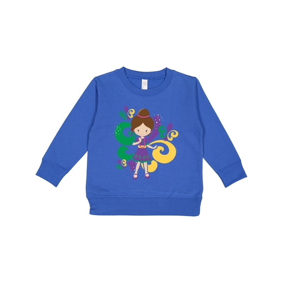 Inktastic Mardi Gras Girl Toddler Sweatshirt