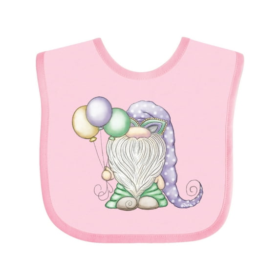 Inktastic Mardi Gras Gnome Boys Baby Bib