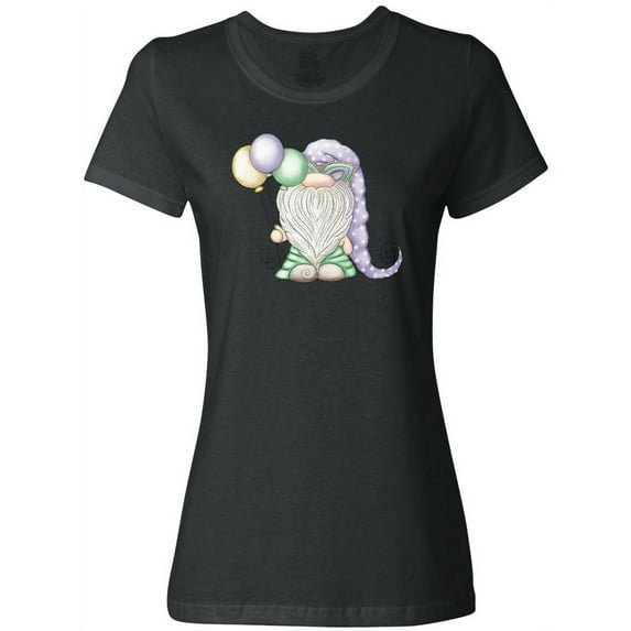 Inktastic Mardi Gras Gnome Women's T-Shirt