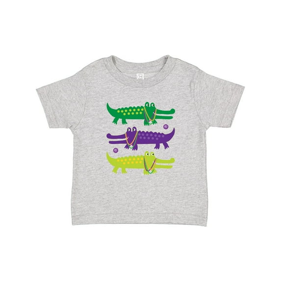 Inktastic Mardi Gras Holiday Alligators Boys or Girls Baby T-Shirt