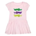 thumbnail image 1 of Inktastic Mardi Gras Holiday Alligators Girls Toddler Dress, 1 of 4