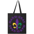 thumbnail image 1 of Inktastic Mardi Gras Holiday Fleur De Lis Tote Bag, 1 of 3