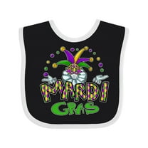 Inktastic Mardi Gras Jester Boys or Girls Baby Bib