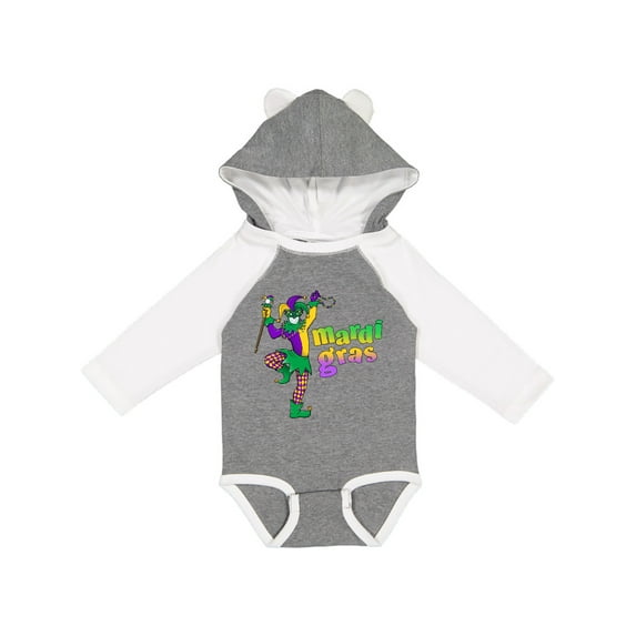 Inktastic Mardi Gras Jester Celebration Boys or Girls Long Sleeve Baby Bodysuit
