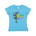 thumbnail image 1 of Inktastic Mardi Gras Jester Celebration Women's V-Neck T-Shirt, 1 of 5