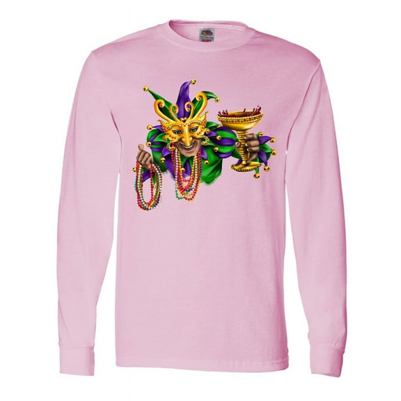 Inktastic Mardi Gras Jester Long Sleeve T-Shirt
