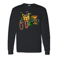 thumbnail image 1 of Inktastic Mardi Gras Jester Long Sleeve T-Shirt, 1 of 5