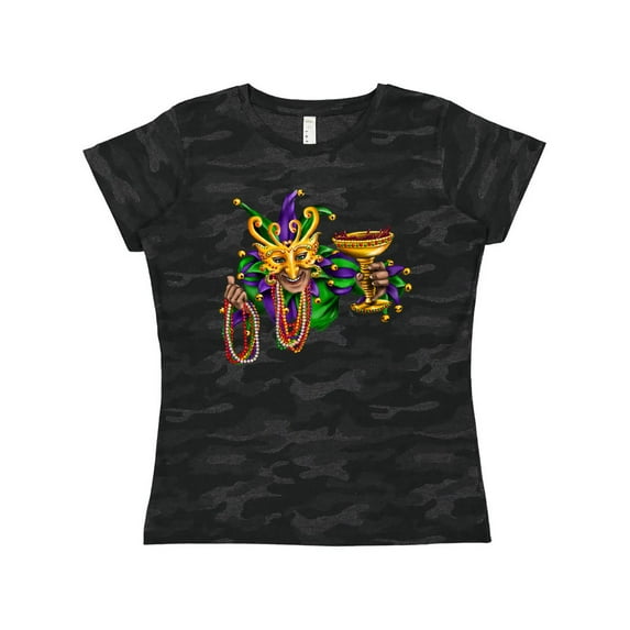 Inktastic Mardi Gras Jester Women's T-Shirt