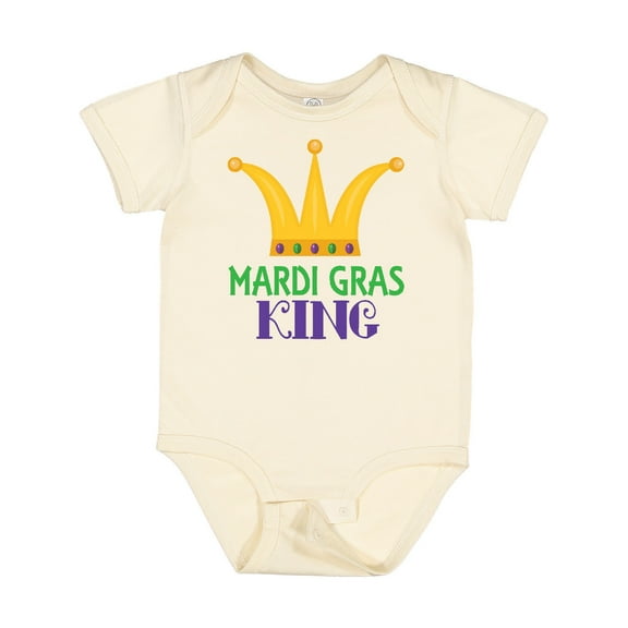 Inktastic Mardi Gras King Celebration Party Boys Baby Bodysuit