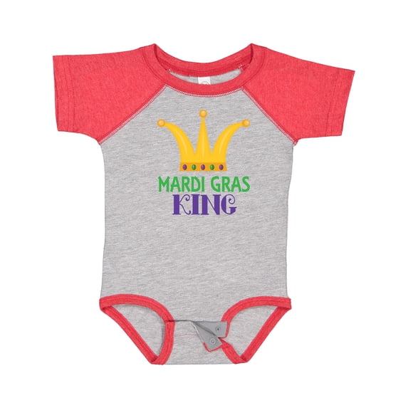 Inktastic Mardi Gras King Celebration Party Boys Baby Bodysuit