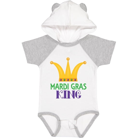 Inktastic Mardi Gras King Celebration Party Boys Baby Bodysuit