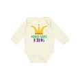 thumbnail image 1 of Inktastic Mardi Gras King Celebration Party Boys Long Sleeve Baby Bodysuit, 1 of 5