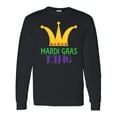 thumbnail image 1 of Inktastic Mardi Gras King Celebration Party Long Sleeve T-Shirt, 1 of 5