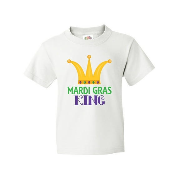 Inktastic Mardi Gras King Celebration Party Youth T-Shirt