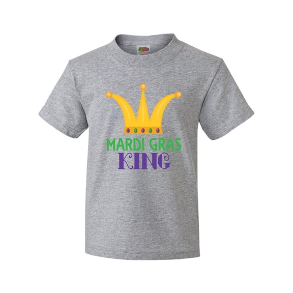 Inktastic Mardi Gras King Celebration Party Youth T-Shirt