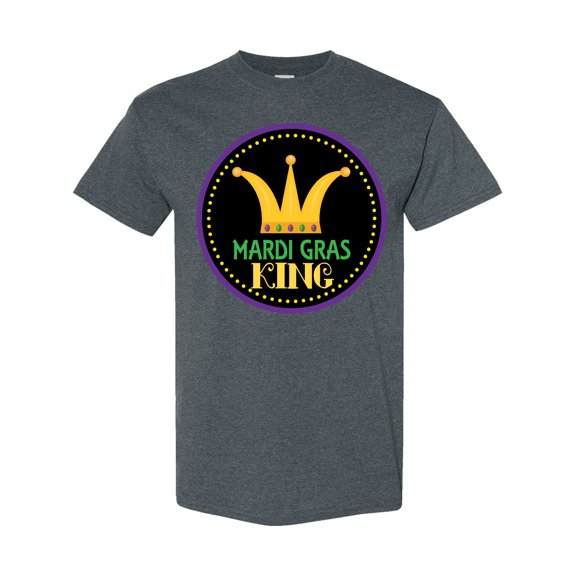 Inktastic Mardi Gras King Crown Holiday T-Shirt
