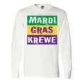 thumbnail image 1 of Inktastic Mardi Gras Krewe Parade Long Sleeve T-Shirt, 1 of 5