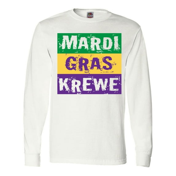 Inktastic Mardi Gras Krewe Parade Long Sleeve T-Shirt