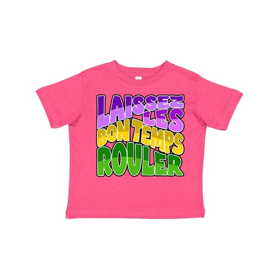 Inktastic Mardi Gras Laissez Les Bon Temps Rouler Boys or Girls Toddler T-Shirt
