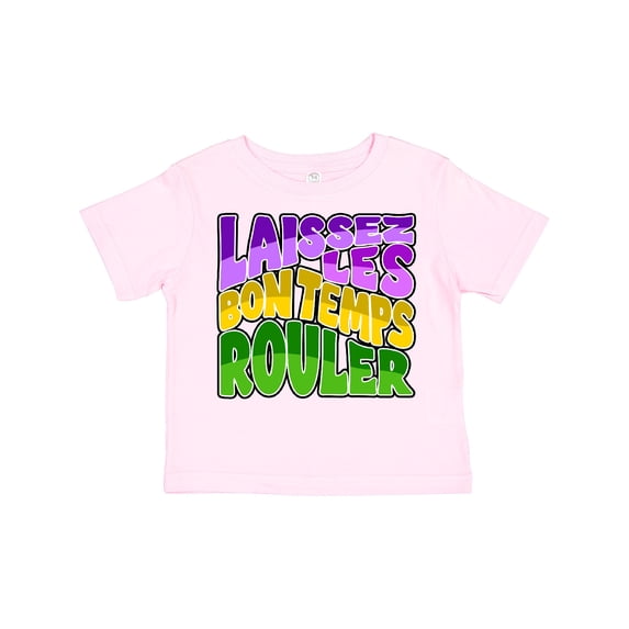 Inktastic Mardi Gras Laissez Les Bon Temps Rouler Boys or Girls Toddler T-Shirt