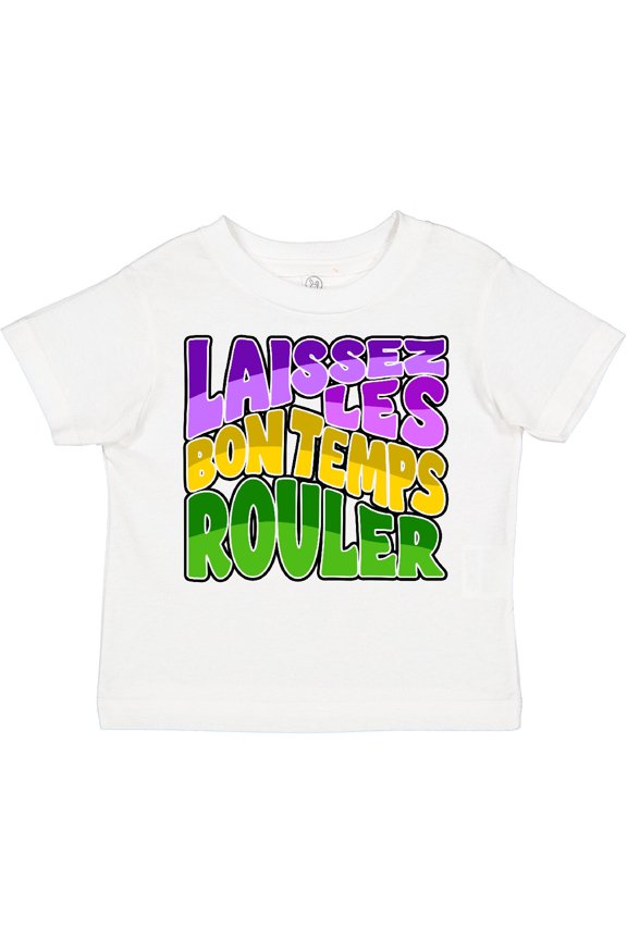 Mardi Gras Laissez Les Bon Temps Rouler Boys or Girls Toddler T-Shirt
