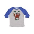 thumbnail image 1 of Inktastic Mardi Gras Let's Get Cray Crayfish with Beads Boys or Girls Toddler T-Shirt, 1 of 5