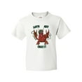 thumbnail image 1 of Inktastic Mardi Gras Let's Get Cray Crayfish with Beads Youth T-Shirt, 1 of 5
