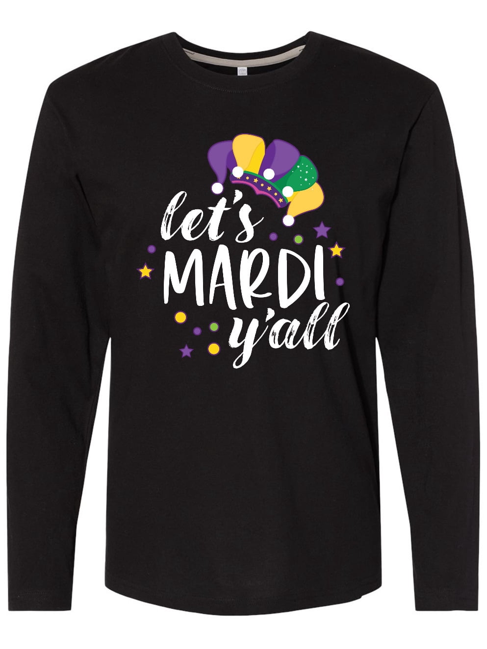 Inktastic Mardi Gras Masks And Beads Toddler Long Sleeve T...