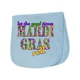 thumbnail image 1 of Inktastic Mardi Gras Let the Good Times Roll Baby Burp Cloth, 1 of 3
