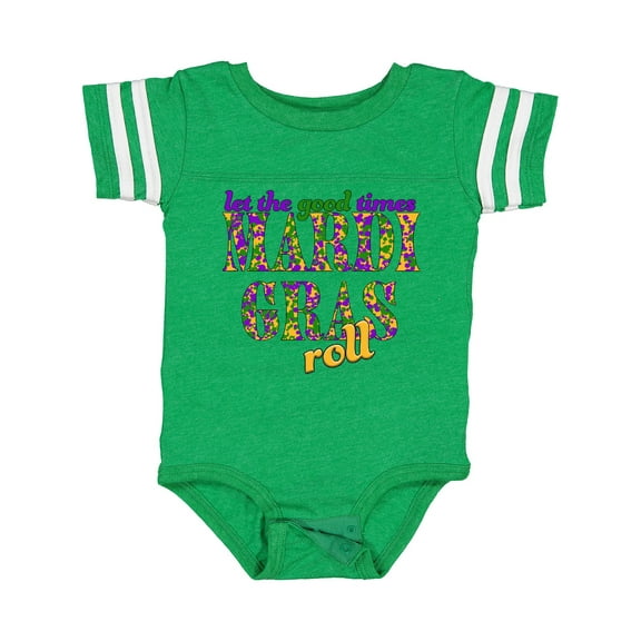 Inktastic Mardi Gras Let the Good Times Roll Boys or Girls Baby Bodysuit