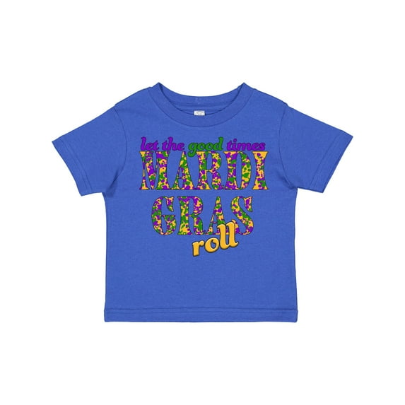 Inktastic Mardi Gras Let the Good Times Roll Boys or Girls Toddler T-Shirt