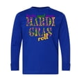 thumbnail image 1 of Inktastic Mardi Gras Let the Good Times Roll Long Sleeve Youth T-Shirt, 1 of 5