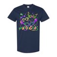 thumbnail image 1 of Inktastic Mardi Gras Masks and Beads T-Shirt, 1 of 5